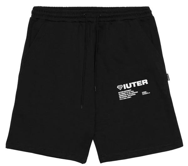 Iuter short Info Sweatshort black