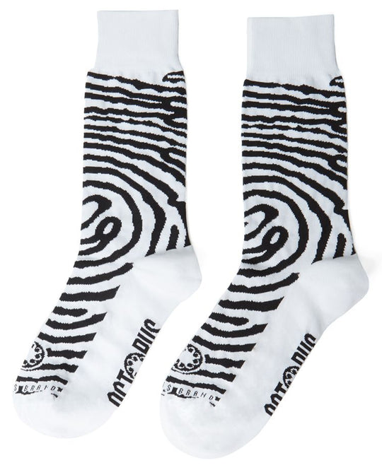  Octopus Calze Fingerz Socks White Uomo Bianco
