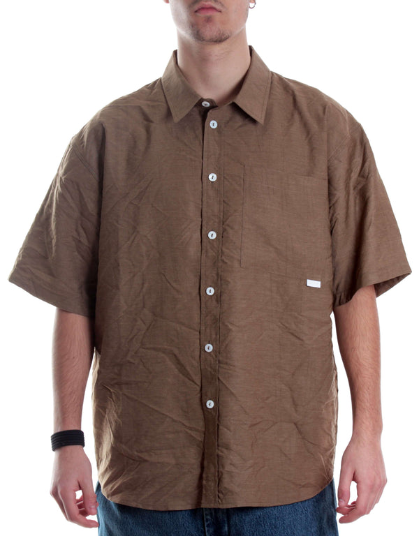 The Silted Company camicia Amado shirt Portland brown