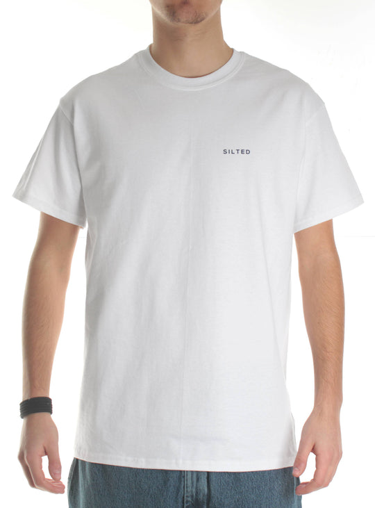  The Silted Company T-shirt Basic Tee White Uomo Bianco