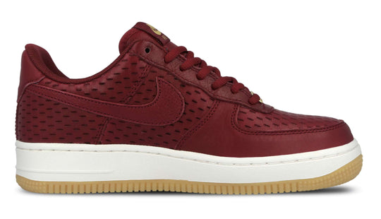  Nike W Air Force 1 '07 Prm Noble Red Shoes Donna Rosso