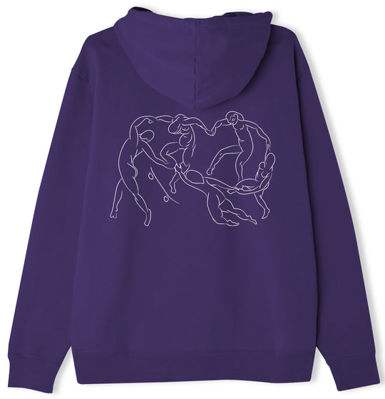  Mdn X Spk Felpa Je M'en Fous Hoodie Purple Uomo Viola