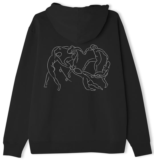  Mdn X Spk Felpa Je M’en Fous Hoodie Black Uomo Nero