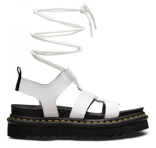  Dr Martens Sandali Nartilla Hydro Leather White Dr. Martens Donna Bianco