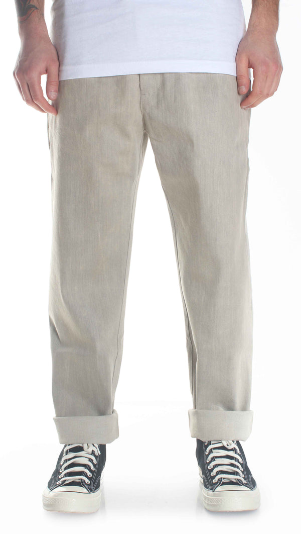 The Silted Company pantaloni jeans Coffin Big Pant Denim sand