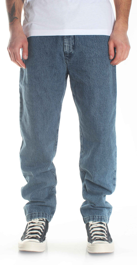  The Silted Company Pantaloni Jeans Coffin Big Pant Denim Blue Uomo