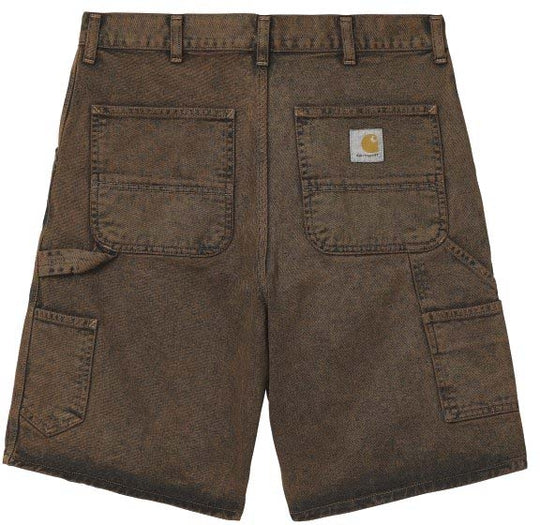  Carhartt Wip Short Single Knee Rum Denim Uomo Marrone