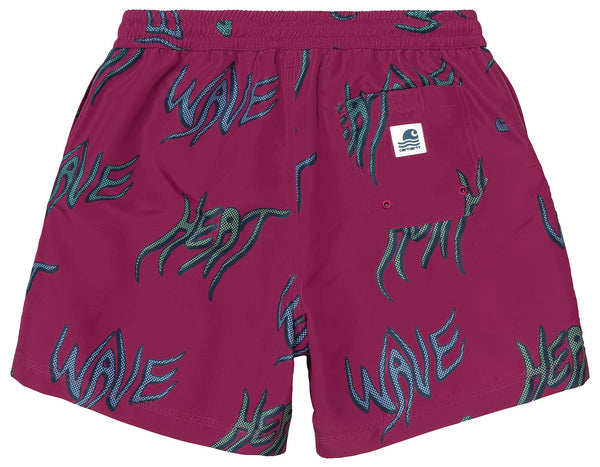 Carhartt WIP costume Drift Swim Trunk short heat wave print tulip