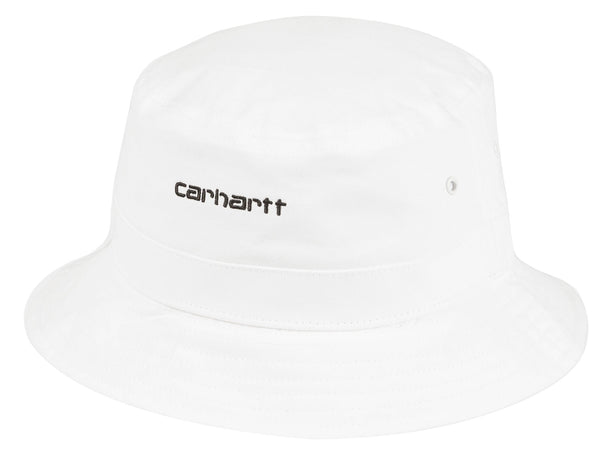 Carhartt WIP cappello Script Bucket Hat white