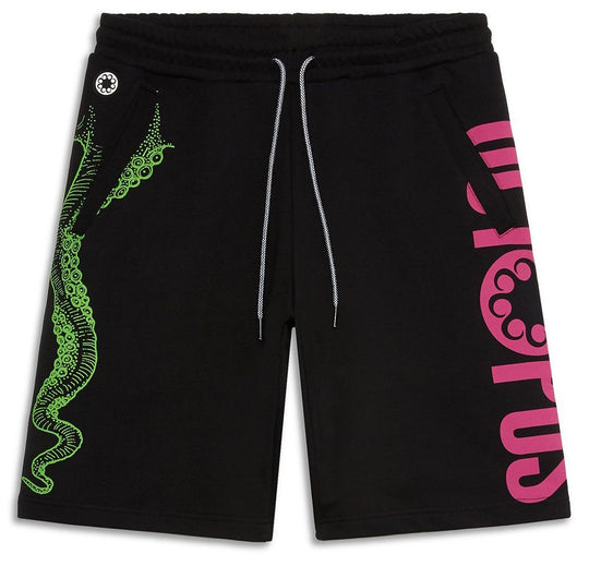  Octopus Short Logo Sweatshort Black Uomo Nero