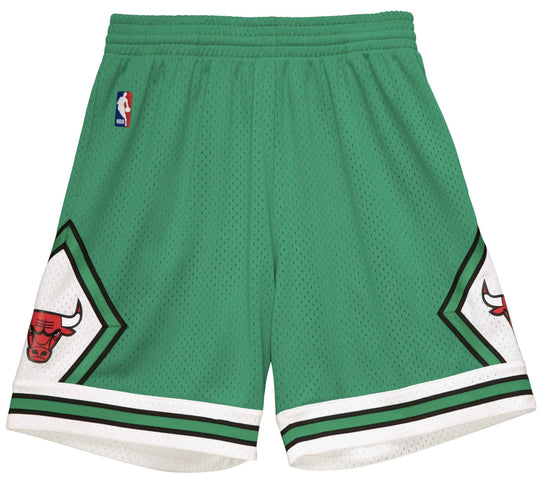  Mitchell & Ness Swingman Short Chicago Bulls Green Mitchell E Ness Uomo Verde