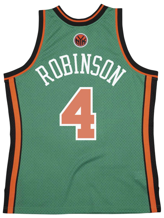  Mitchell & Ness Canotta Swingman Nate Robinson New York Knicks 2006-07 Jersey Kelly Green Mitchell E Ness Uomo Verde