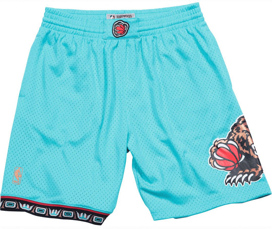  Mitchell & Ness Swingman Short Vancouver Grizzlies Teal Mitchell E Ness Uomo Azzurro