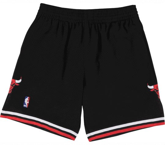 Mitchell & Ness Swingman Short Chicago Bulls Black Mitchell E Ness Uomo Nero