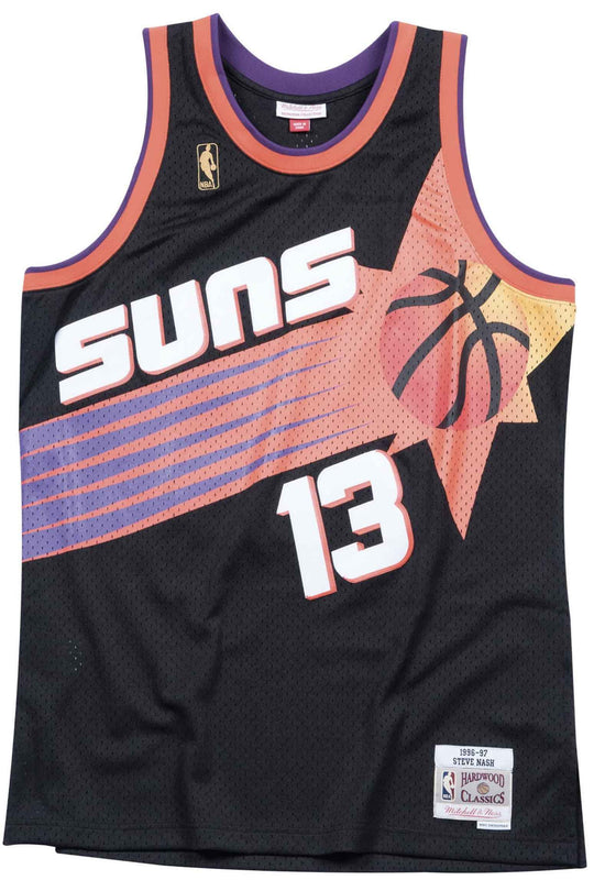  Mitchell & Ness Canotta Steve Nash Swingman Jersey Phoenix Suns Mitchell E Ness Uomo Nero