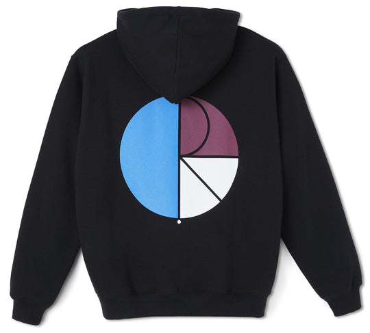  Polar Skate Co. Felpa 3 Tone Fill Logo Hoodie Black Uomo Nero