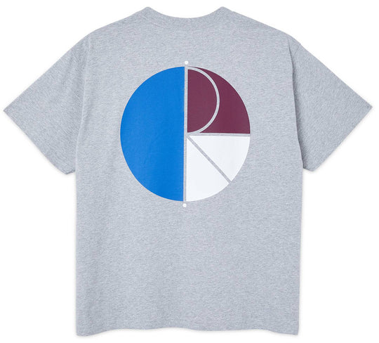  Polar Skate Co. T-shirt 3 Tone Fill Logo Tee Sport Grey Uomo Grigio
