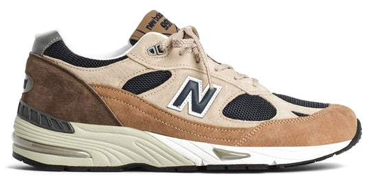  New Balance Scarpe M991 Sbn Cappuccino Sand Navy Uomo Beige