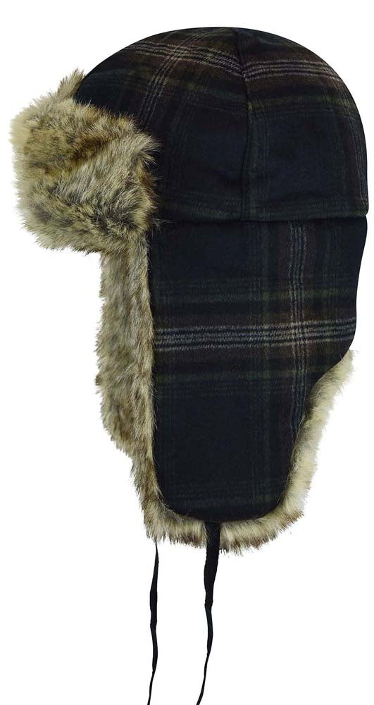  Kangol Cappello Ushanka Check Uomo Fantasia