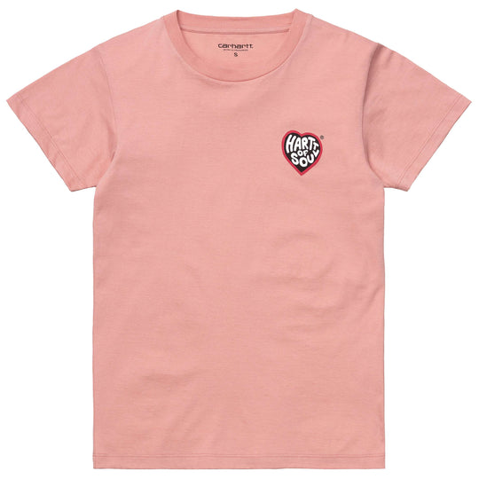  Carhartt Wip T-shirt W' S/s Hartt Of Soul Melba Donna Rosa