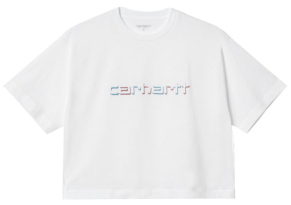 Carhartt WIP t-shirt W' S/S Shadow Script white