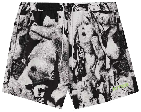  Iuter Short Pussy Bong Swim Trunk Uomo Bianco