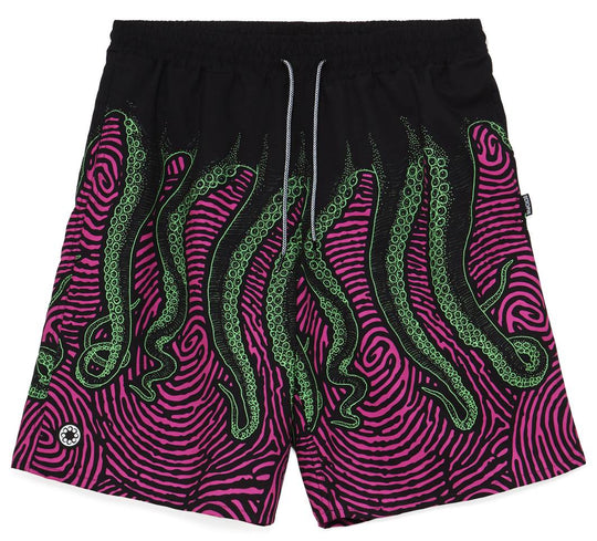  Octopus Short Fingerz Boardshort Balck Uomo Nero