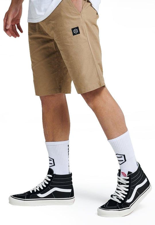  Dolly Noire Short Ripstop Beige Uomo