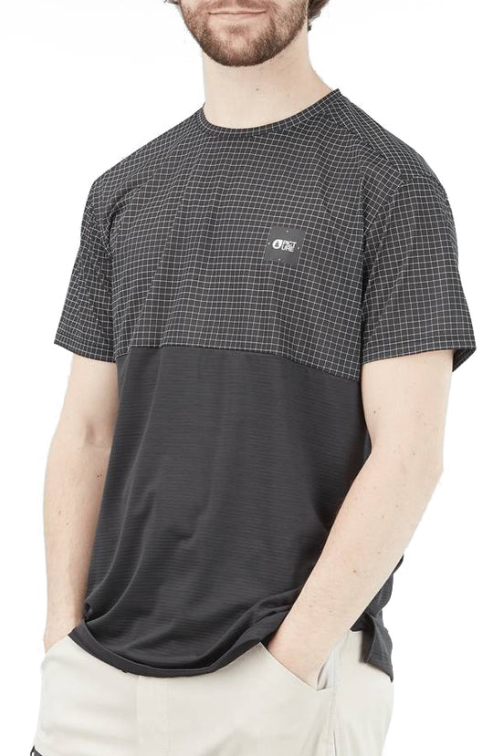  Picture T-shirt Rockers Tee Black Ripstop Uomo Nero