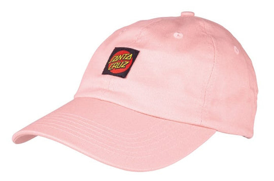  Santa Cruz Cappello Classic Dot Label Cap Blossom Unisex Rosa