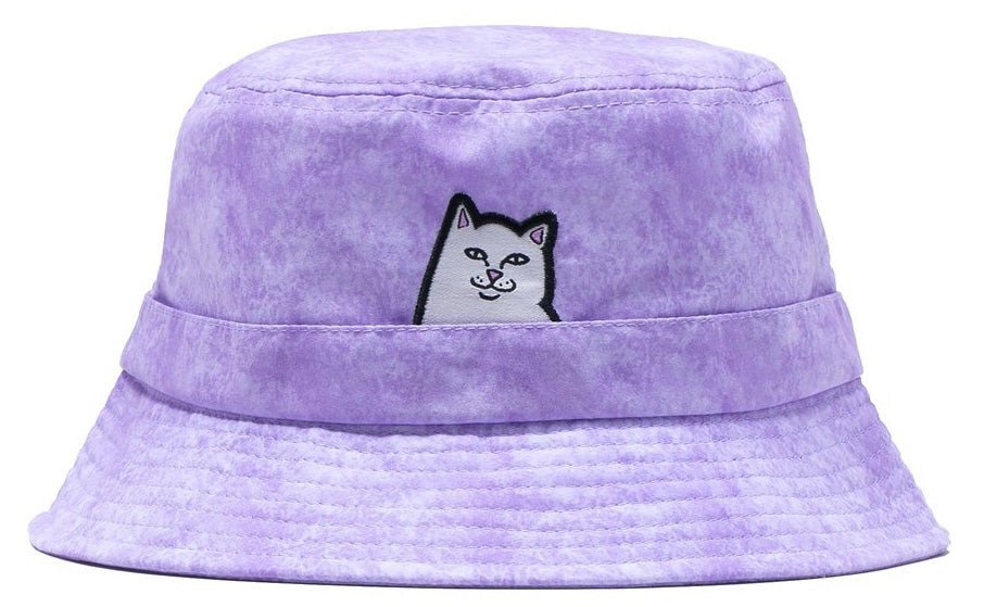  Ripndip Cappello Lord Nermal Bucket Hat Lavender Mineral Wash Purple Uomo - 1