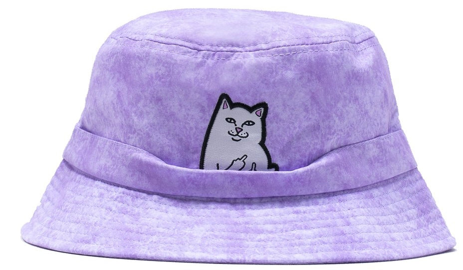  Ripndip Cappello Lord Nermal Bucket Hat Lavender Mineral Wash Purple Uomo - 2