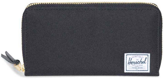  Herschel Portafoglio Thomas Wallet Black Donna Nero