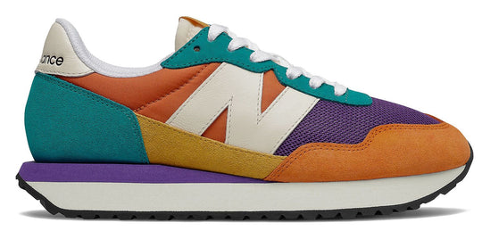  New Balance Scarpe 237 Pk1 Vintage Orange Team Tea Donna Multicolore