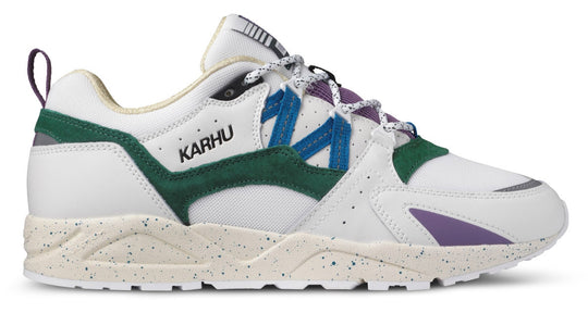  Karhu Scarpe Fusion 2.0 Bright White Blue Spruce Uomo Bianco