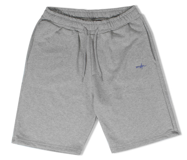 MDN short Embroided Logo grey lilac