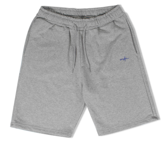  Mdn Short Embroided Logo Grey Lilac Uomo Grigio
