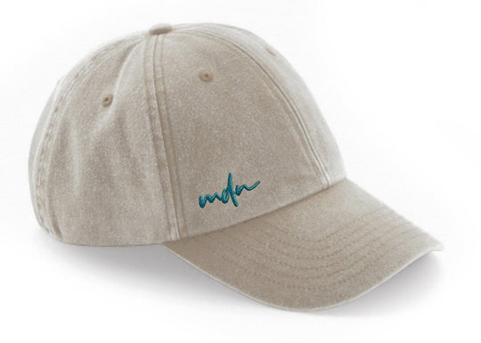 Mdn Cappello Denim Embroided Logo Sand Petrol Unisex Beige