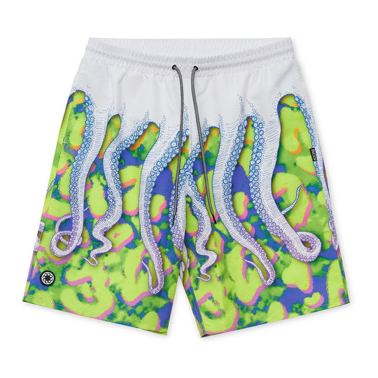  Octopus Short Drank Boardshort Uomo Bianco