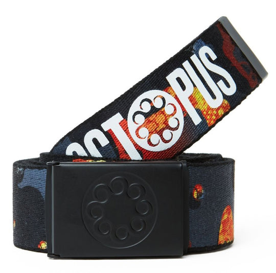  Octopus Cinta Camo Belt Black Uomo Nero