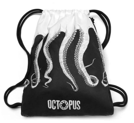  Octopus Zaino Original Backpack Black White Uomo Nero