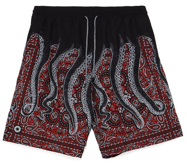 Octopus short Bandana Boardshort black