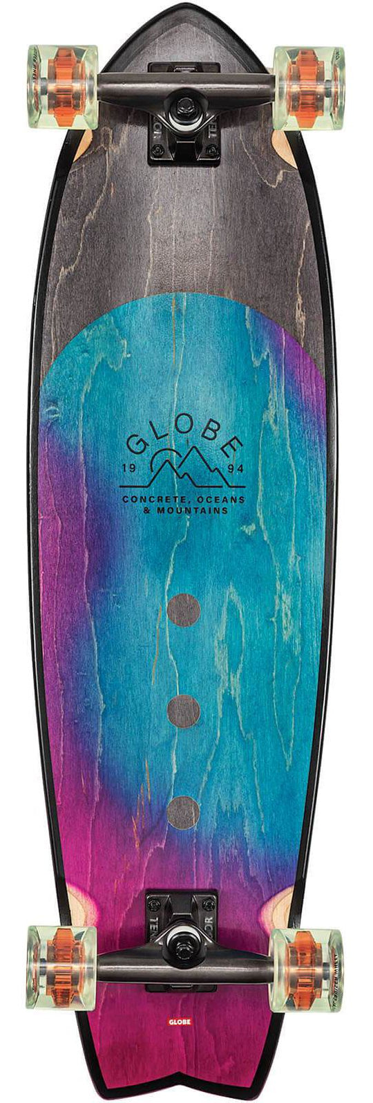  Globe Skateboard Cruiserboard Chromantic 33” Washed Aqua Uomo Multicolore