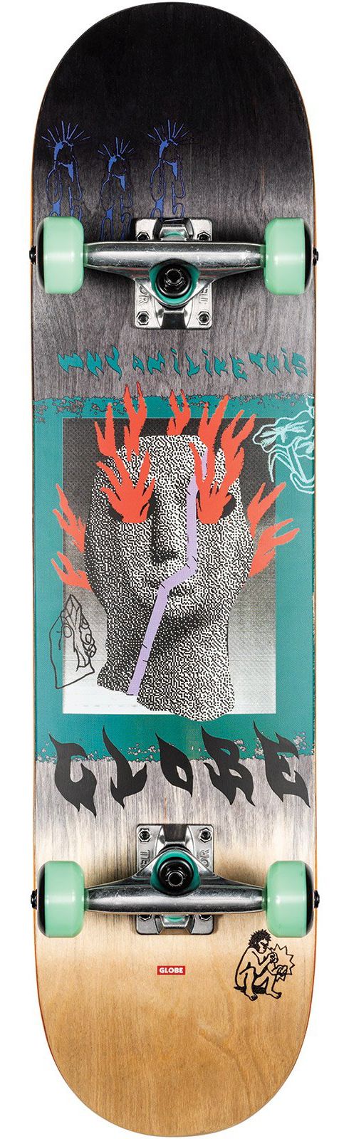  Globe Skateboard G1 Firemaker 7.75