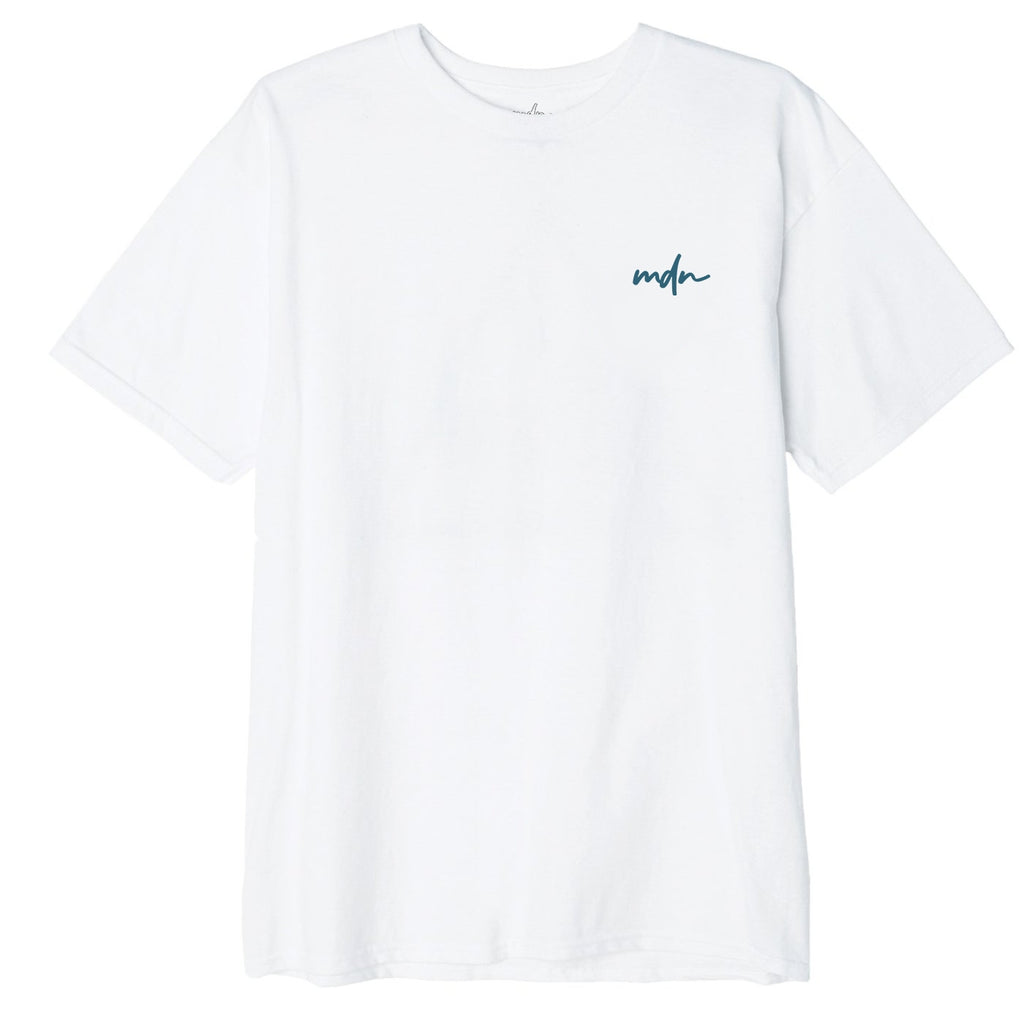  Mdn T-shirt Cover Journal White Bianco Uomo - 2