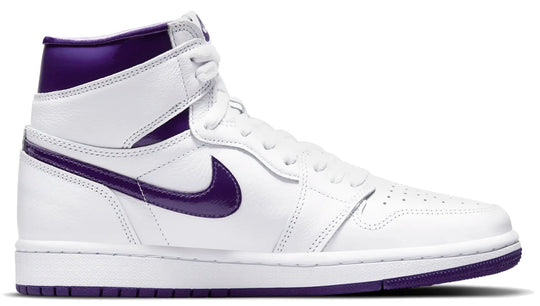  Jordan 1 Retro High Court Purple Shoes W Donna Bianco