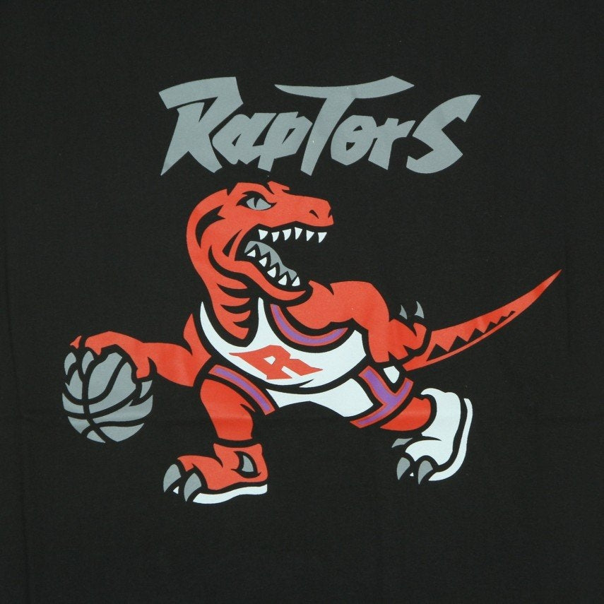  Mitchell E Ness Mitchell & Ness T-shirt Nba Neon Logo Tee Toronto Raptors Black Uomo - 4
