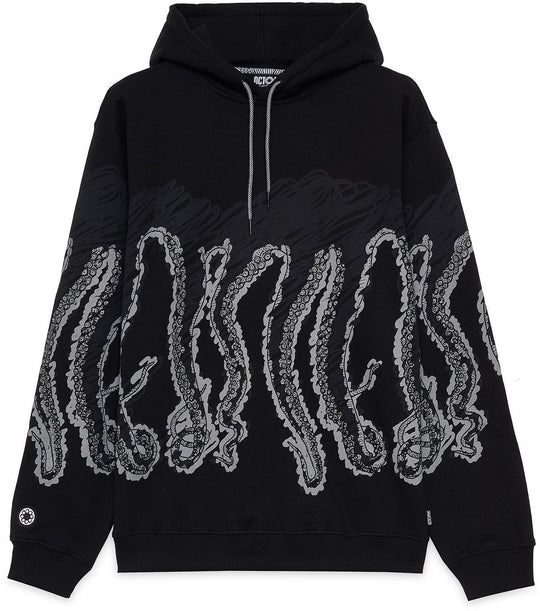  Octopus Felpa Draft Hoodie Black Uomo Nero