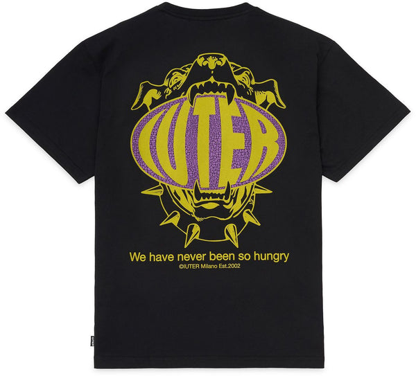 Iuter t-shirt Hungry tee black