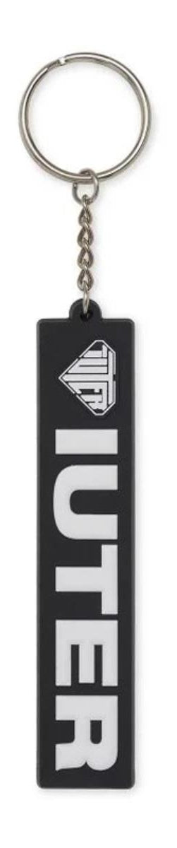  Iuter Portachiavi Logo Keychain Black Uomo Nero